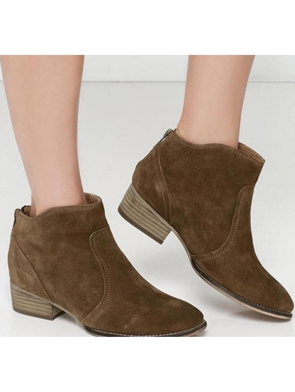 Seychelles Reunited tan suede ankle boots 7